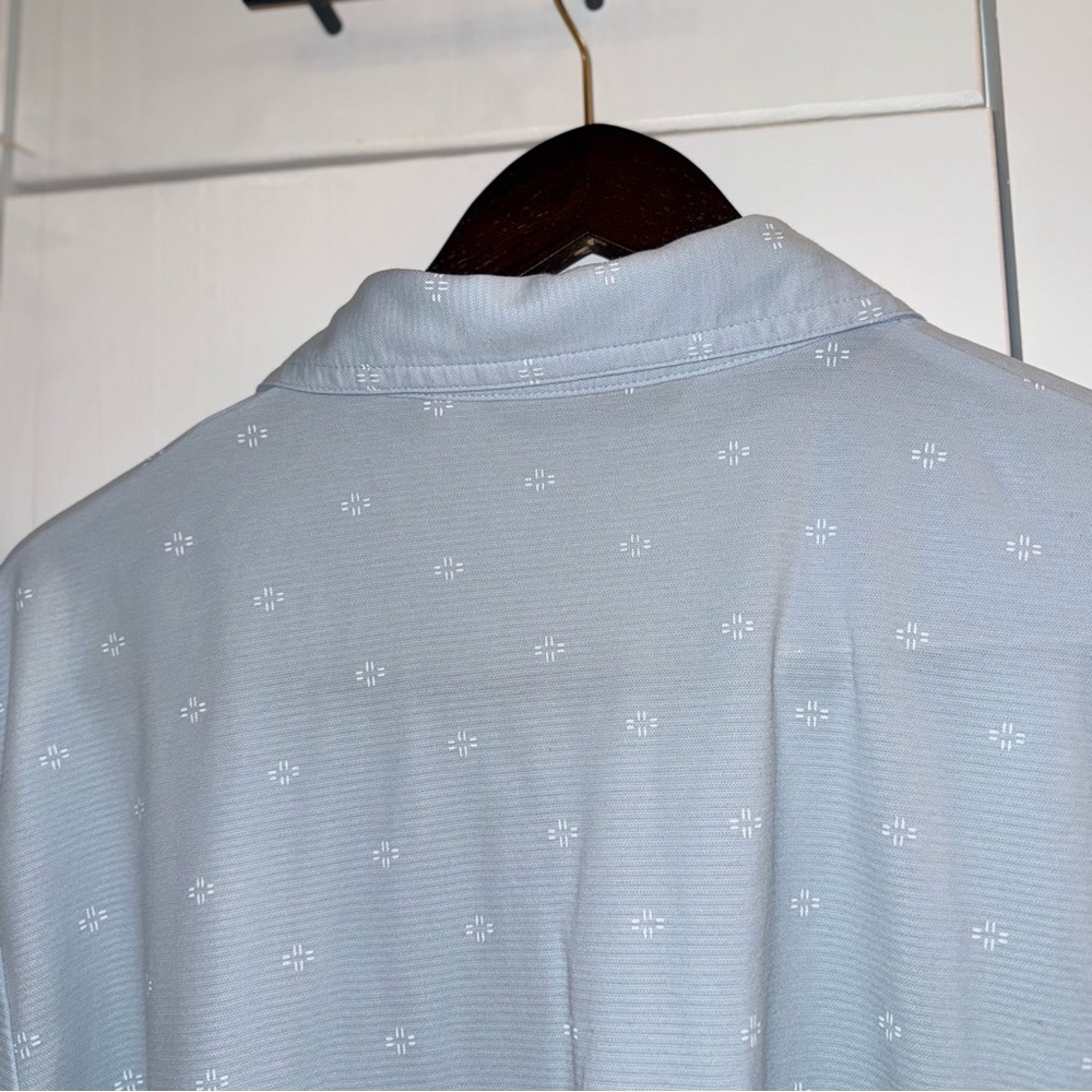 Travis Mathew Sky Blue Polo Shirt - Picture 7 of 8